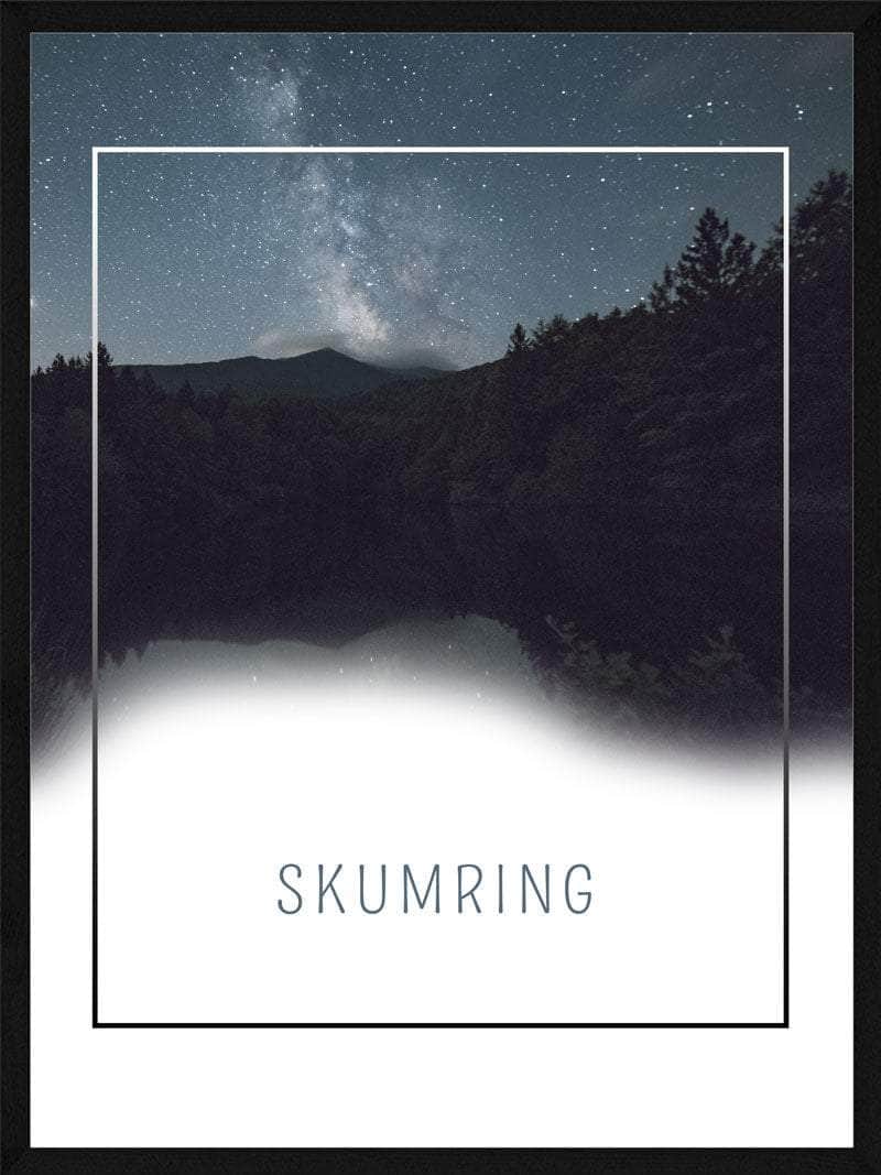 Skumring med Nattehimmel Plakat – Naturmotiv til Dit Hjem
