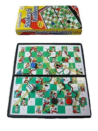 Magnetisk Rejse Spil: Slanger og Stiger - Fantastisk Tilbud!