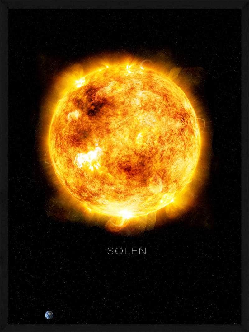 Solen Plakat – Bring Universet Ind I Dit Hjem