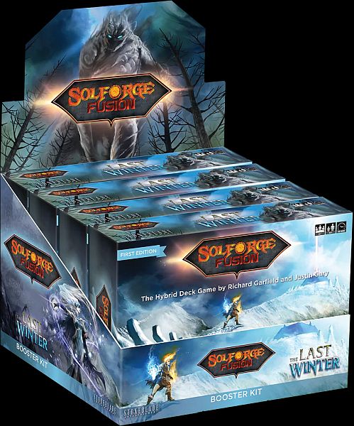 Solforge Fusion Hybrid Deck Game: The Last Winter Booster Kit Display    Kits