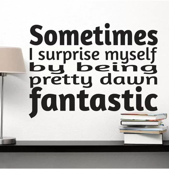 Sometimes   Surprise Wallsticker