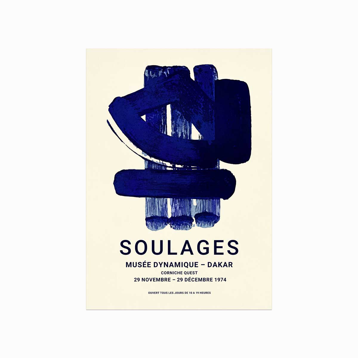 Soulages Plakat – Unik Kunst til Dit Hjem på Tilbud