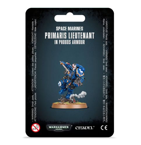 Primaris Lieutenant i Phobos-armour fra Space Marines