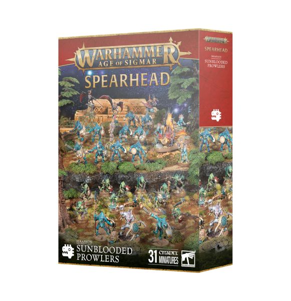 Spearhead: Seraphon: Sunblooded Prowlers Begynderbox 99120208046