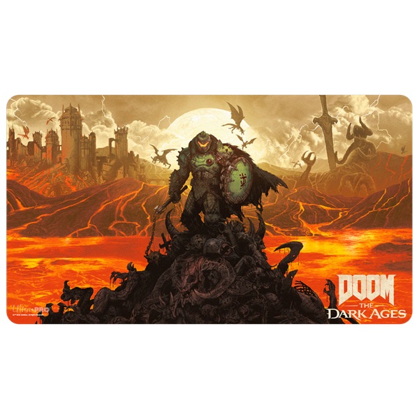 Spillem 195 165 Tte  Playmat  Doom The Dark Ages: Wrath Ultra Pro  16617