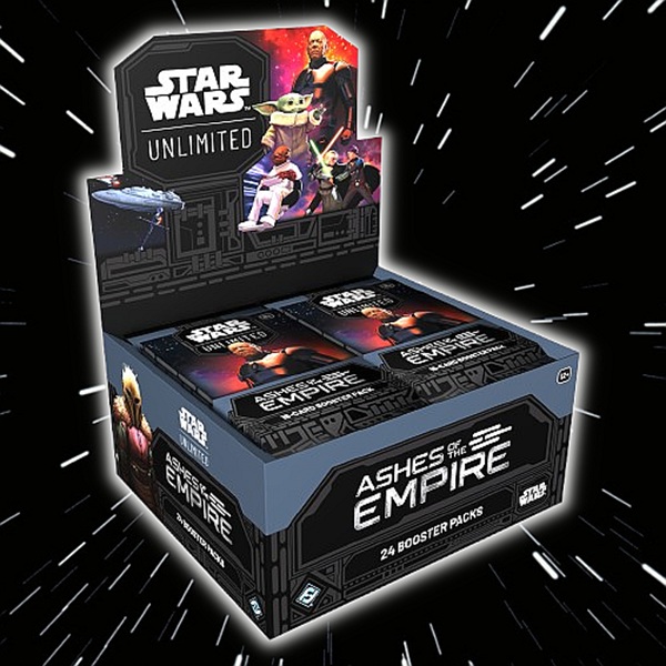 Star Wars: Unlimited Tcg Set  : Ashes   The Empire Booster Display  Box Med 24 Packs