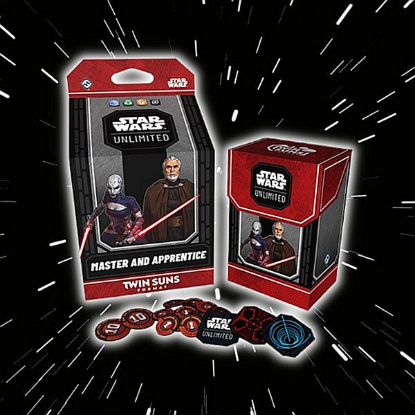Star Wars: Unlimited Tcg: 2026 Twin Suns Master And Apprentice Deck  Asajj Ventress   Count Dooku