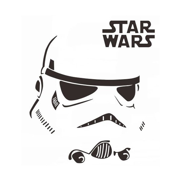 Star Wars Stormtrooper Vægklistermærke – Perfekt til Fans!