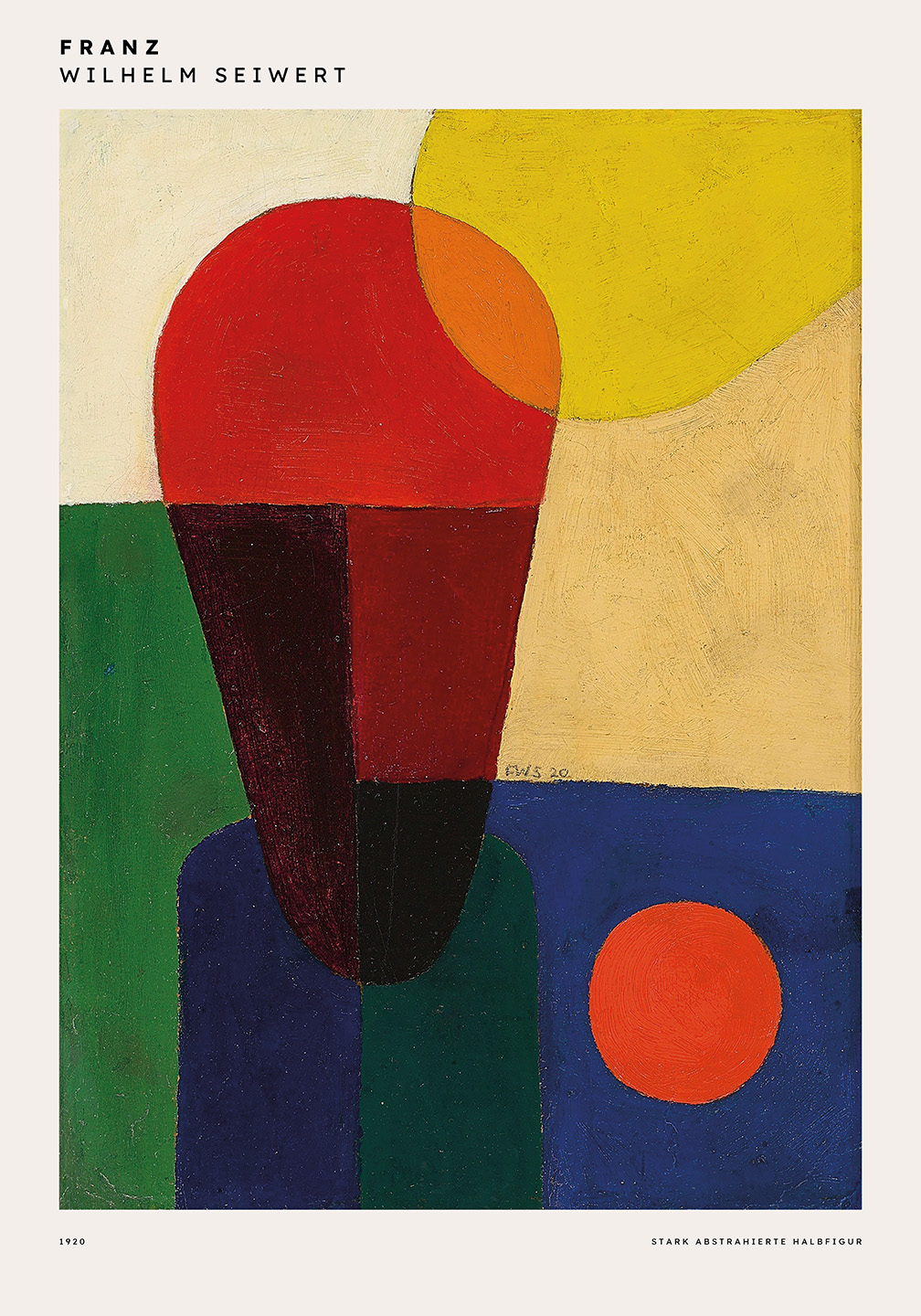Moderne Abstrakt Halvfigur Plakat til Dit Hjem