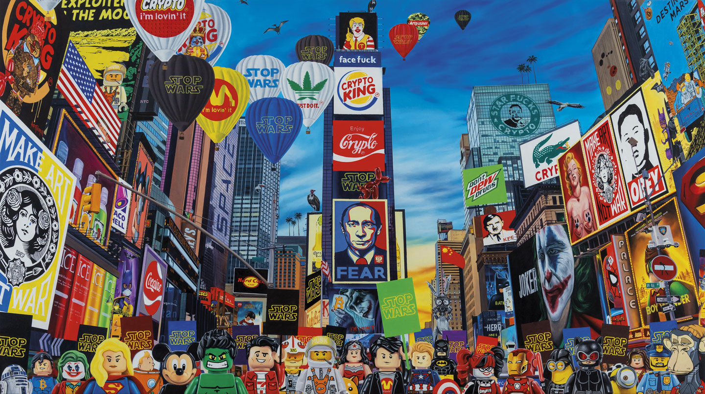 Stop Wars Plakat - Unik Pop Art Tilbud fra Artpusher