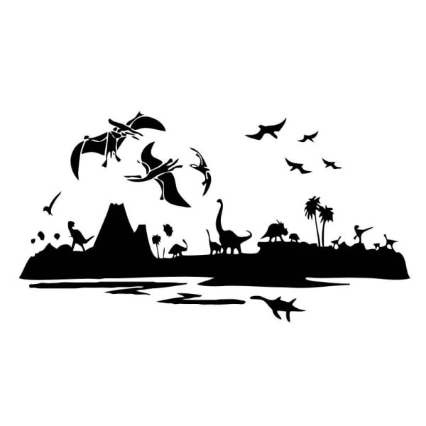 Stort Dinosaurus Wallsticker - Forvandl Børneværelset!