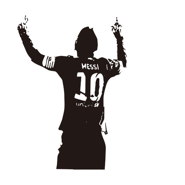 Messi Fodbold Wallsticker – Hyldest til Legenden Messi