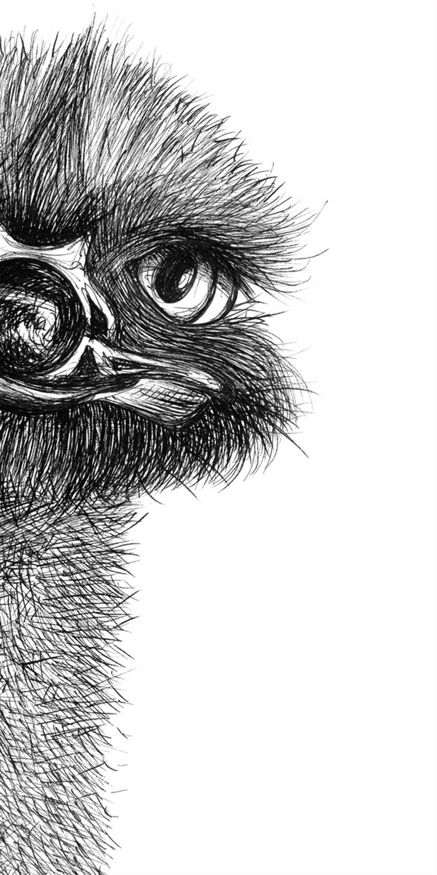 Strudsen Ruth - Unik Illustration til Dit Hjem