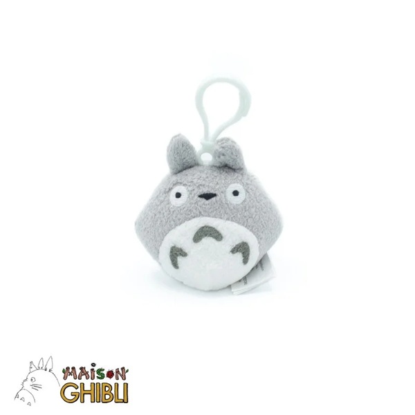 Studio Ghibli:   Neighbor Totoro Grey Totoro Backpack Clip Plush