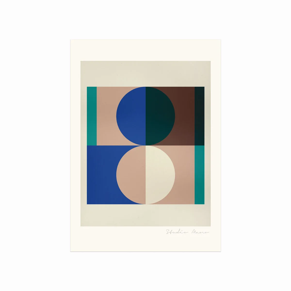 Abstrakt Plakat fra Studio Mano – Stilfuld Indretning