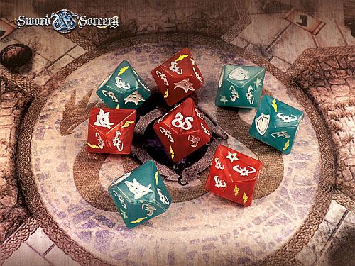 Sword   Sorcery: Accessories Custom Dice Pack
