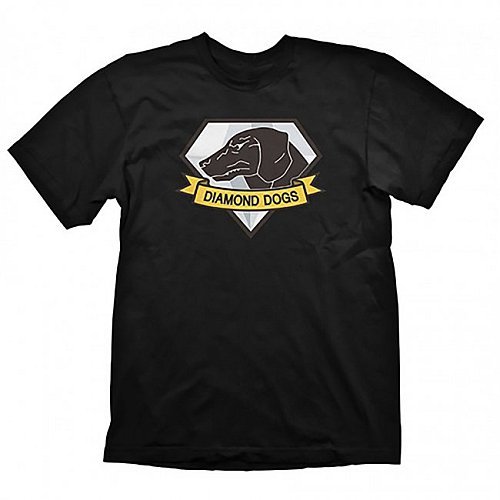 T-shirt med Metal Gear Solid Diamond Dogs Logo - Udsalg