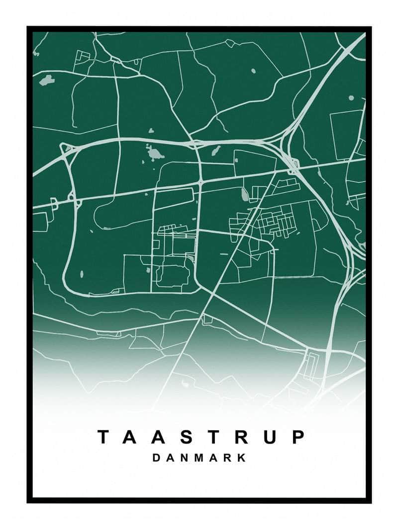 Taastrup Kortplakat – Udforsk Din Elskede By!
