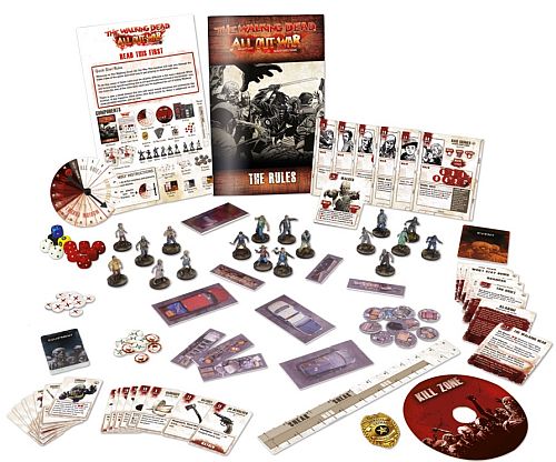 The Walking Dead: All Out War Miniature Spil - Grundsæt