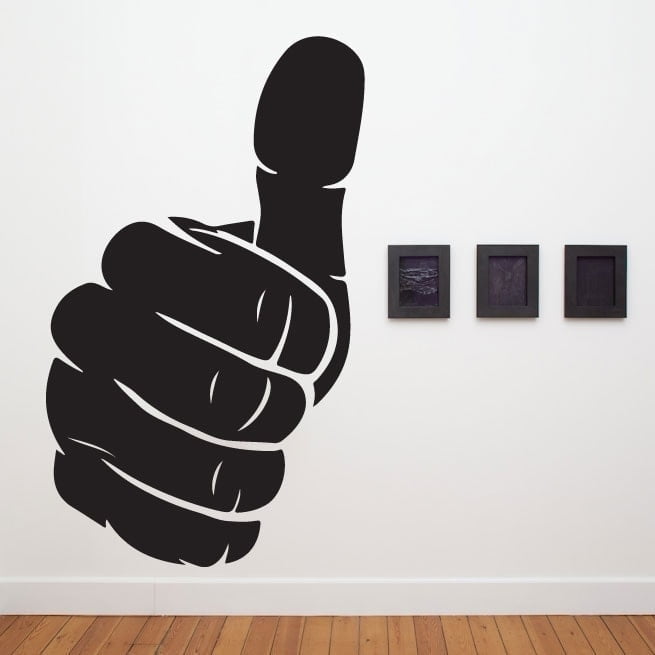 Thumbs   Wallsticker