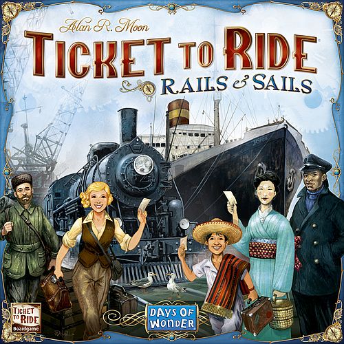 Ticket   Ride Engelsk Grundspil Rails   Sails