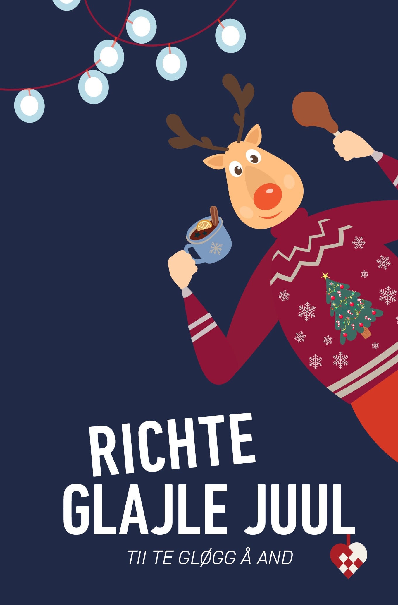 Julekort med Gløgg og And – Send varme hilsner nu!