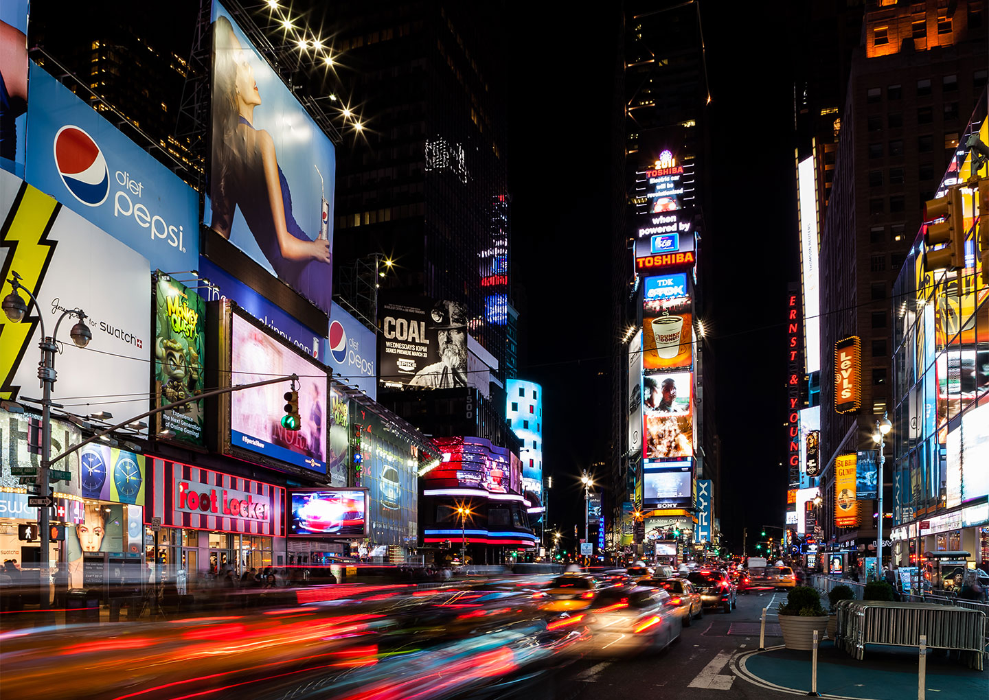 Times Square Plakat af Per S. Rensen – Få den nu!