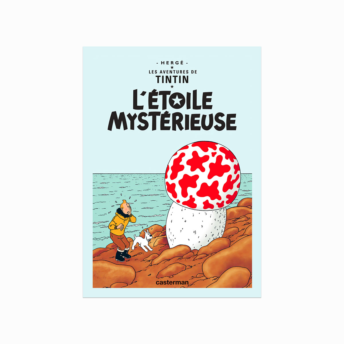 Tintin Plakat – L'Étoile Mystérieuse 1942 til dit hjem