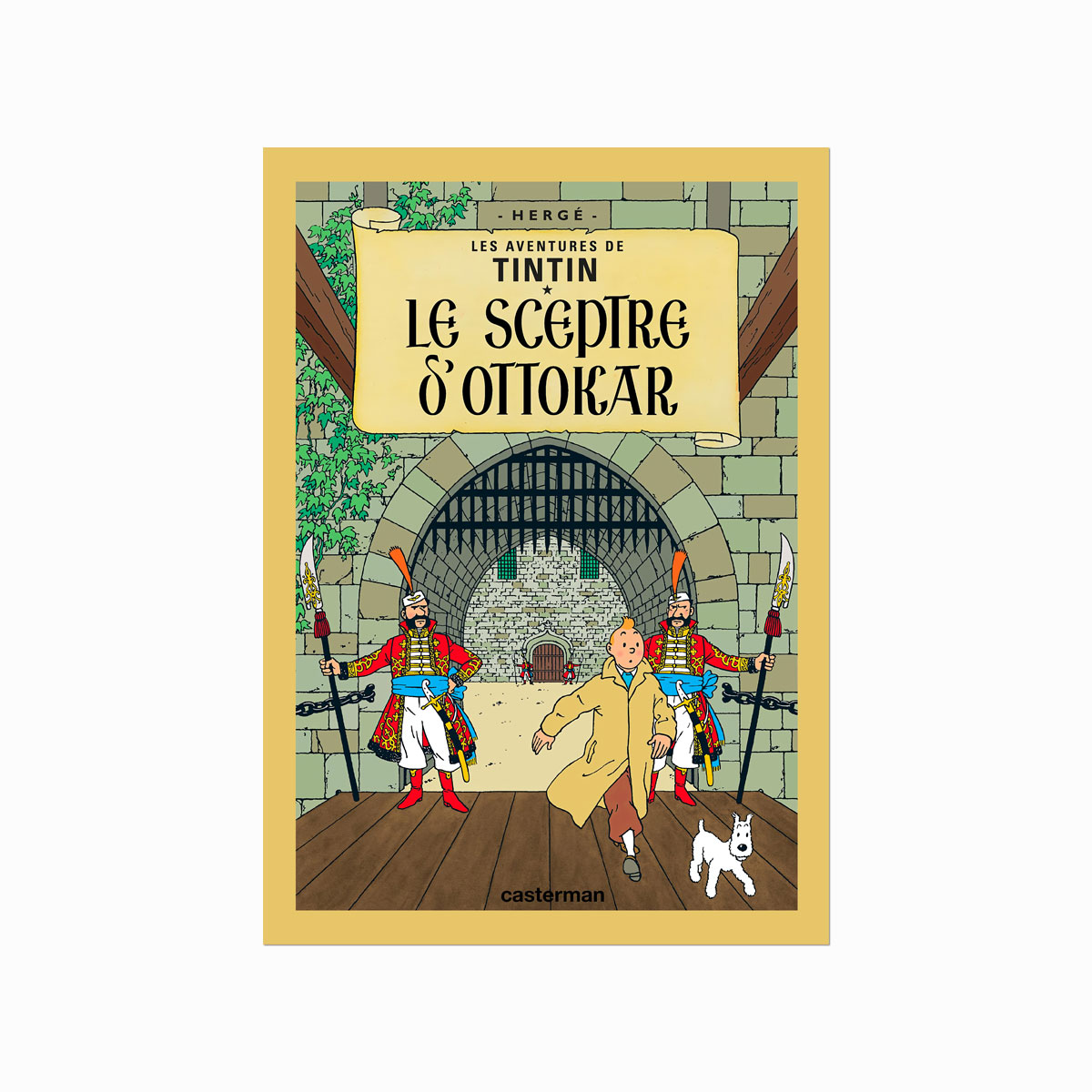 Tintin Plakat    Sceptre Dottokar  1939