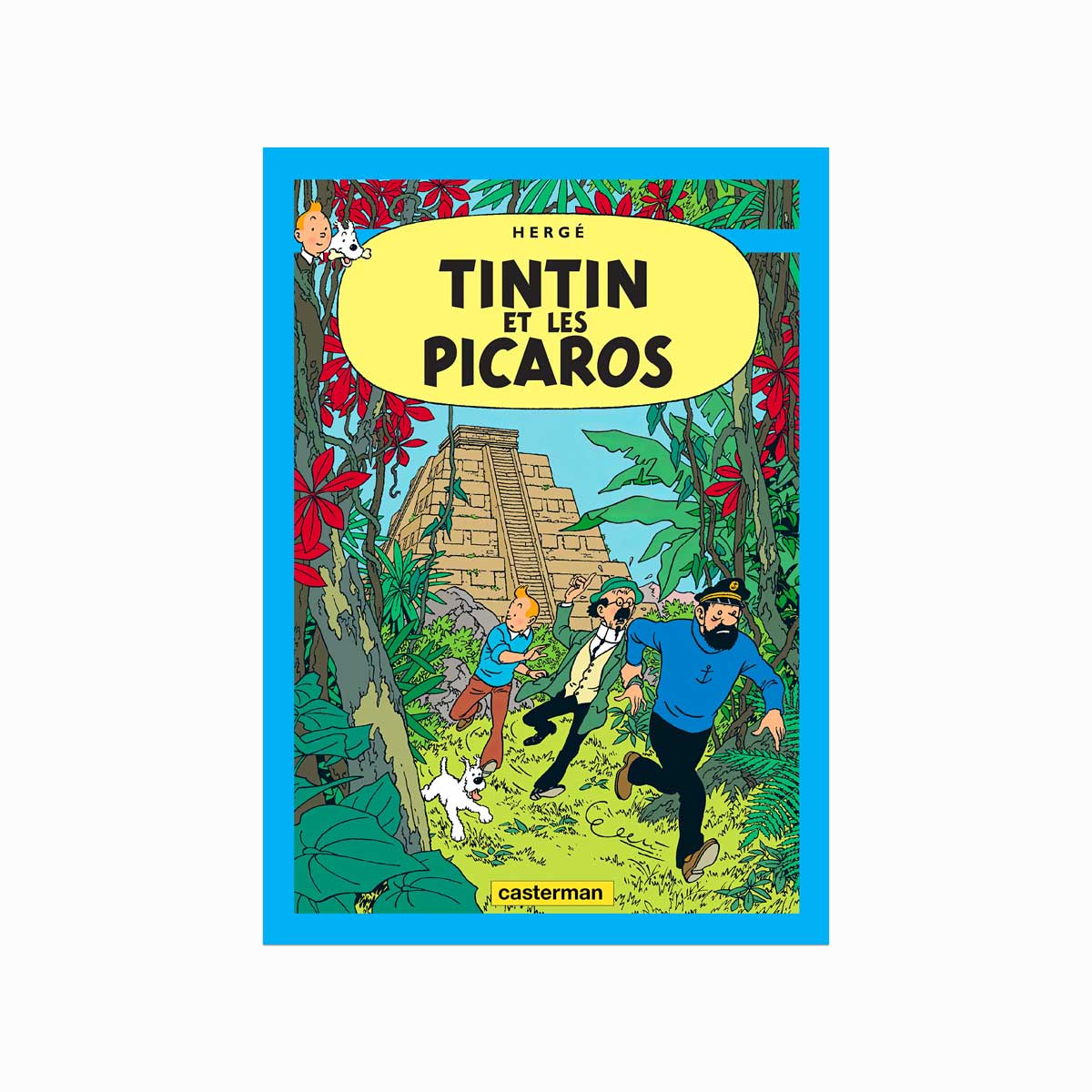 Tintin Plakat – Tintin Et Les Picaros 1974 til Dit Hjem