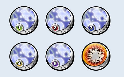 Tokens Pakke Tocamo "Blå" - 6 stk. Akrylmarkører