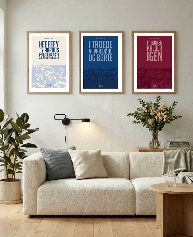 Tribunens Trilogi    Agf-plakater