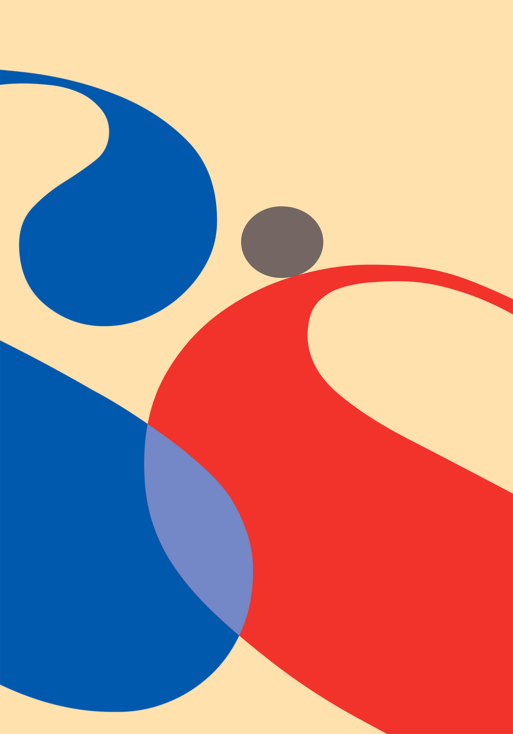 Typo R D Bl Plakat – Grafisk Kunsttilbud til Dit Hjem