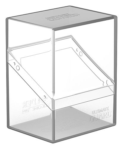 Ultimate Guard Boulder Deck Case  Deck Box  80  Standard Size Clear  Gennemsigtig Transparent