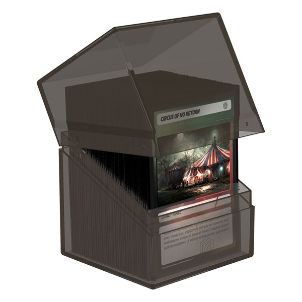 Ultimate Guard Boulder Deck Case  Deck Box  100  Standard Size Clear: Onyx