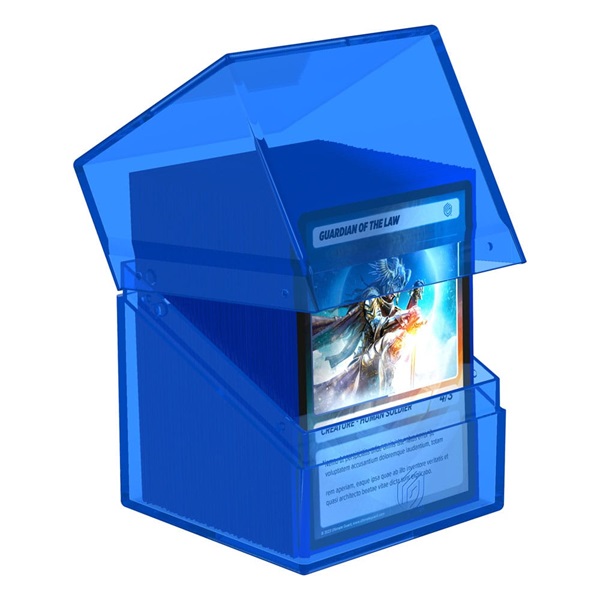 Ultimate Guard Boulder Deck Case Deck Box 100 Standard Size Clear: Sapphire