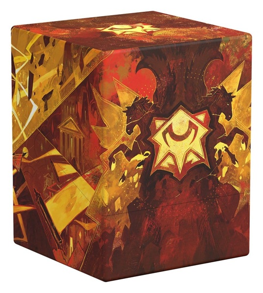 Ultimate Guard Boulder Deck Case  Deck Box  100  Standard Size: Magic: The Gathering Secrets   Strixhaven: Lorehold