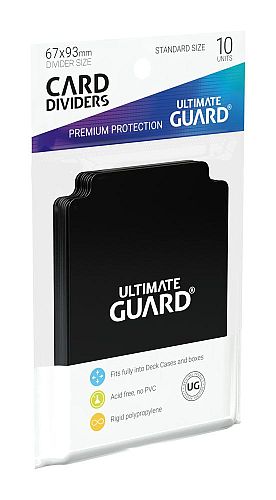 Ultimate Guard Kortopdelere - Standardstørrelse, Sorte