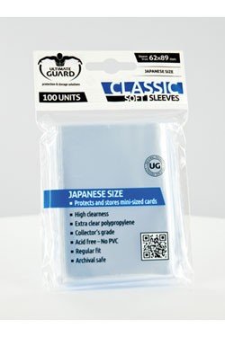 Ultimate Guard Classic Soft Sleeves - 100 Lommer, Gennemsigtige