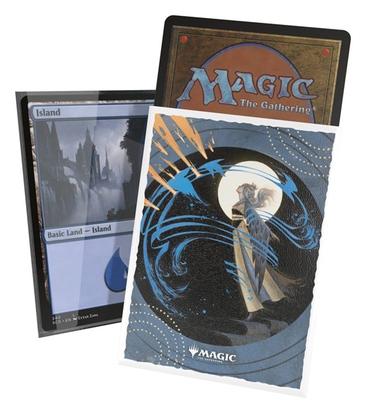 Ultimate Guard Magic: The Gathering Secrets   Strixhaven: Art Sleeves Blue Mythic  : Force   Will  Alternate Art