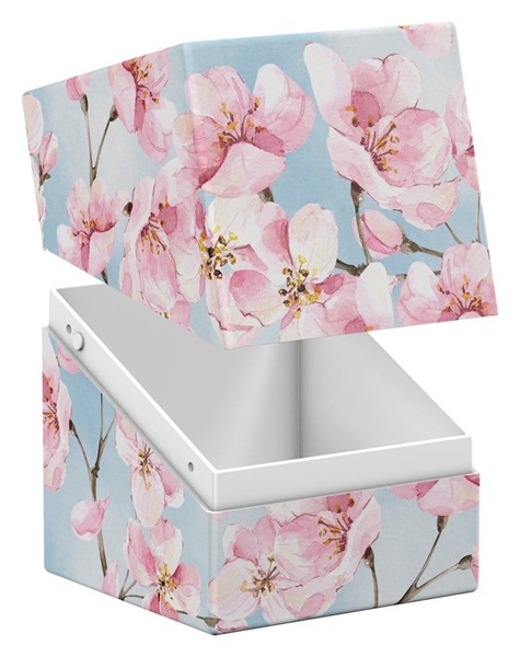 Ultimate Guard Return Earth Boulder Deck Case Deck Box 100 Standard Size: Floral Places Cherry Blossom