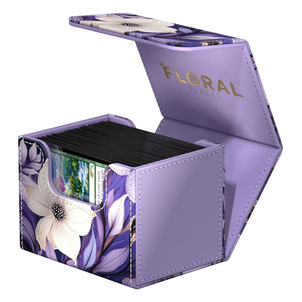 Ultimate Guard Sidewinder Deck Case Deck Box 100 Standard Size Xenoskin Floral Places Moonlit Glen