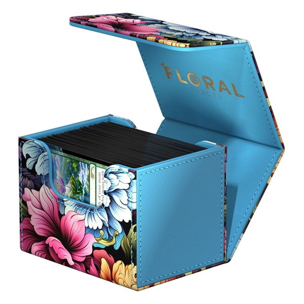 Ultimate Guard Sidewinder Deck Case Deck Box 100 Standard Size Xenoskin Floral Places Springbloom Meadow