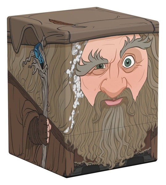 Ultimate Guard Squaroes Boulder Deck Case  Deck Box  100  Standard Size: The Hobbit: Radagast The Brown