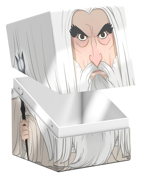 Ultimate Guard Squaroes Boulder Deck Case Deck Box 100 Standard Size: The Lord The Rings: Saruman