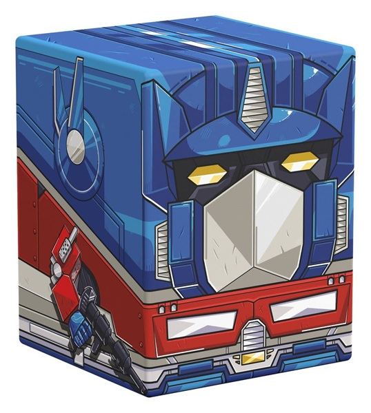 Ultimate Guard Squaroes Boulder Deck Case  Deck Box  100  Standard Size: Transformers: Optimus Prime