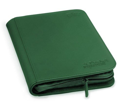 Ultimate Guard    -pocket Zipfolio  Mappe  Holder 160 Kort  Xenoskin Green    195 184