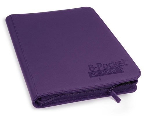 Ultimate Guard 16-pocket Zipfolio Kortmappe - Lilla Rabatt!