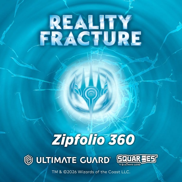Ultimate Guard 18-pocket Zipfolio Mappe 360 Kort Xenoskin: Magic: The Gathering Reality Fracture: Blue Rare Multicolor Rare