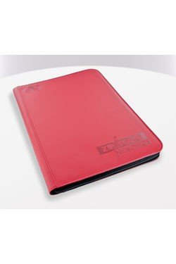 Ultimate Guard 18-lommer Zipfolio Mappe Xenoskin Rød